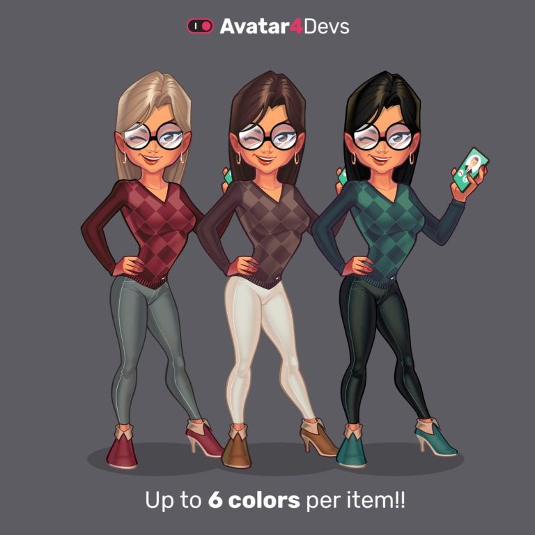 Female Avatar Creator 1-5 » SOSFactory