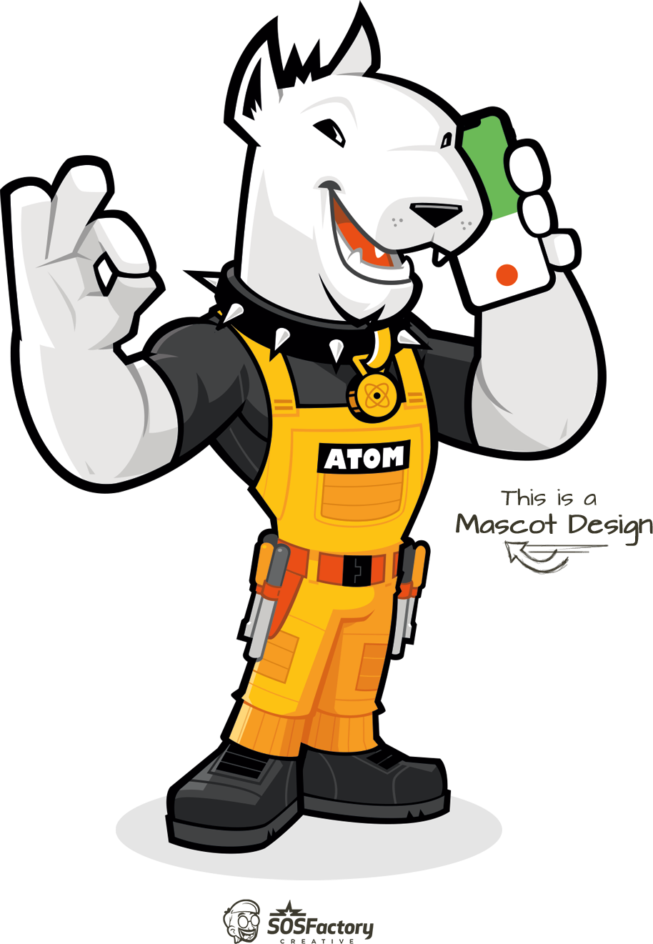 This is an example of mascot design